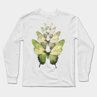 Butterfly green Long Sleeve T-Shirt